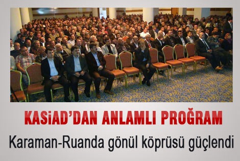 Kurban Bayramı’nda kurulan Karaman-Ruanda gönül köprüsü güçlendi