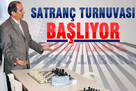 Satranç Turnuvası Başlıyor