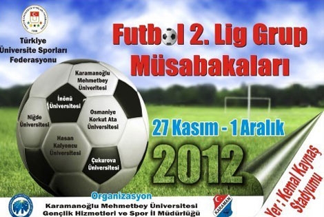 Üniversitelerarası futbol müsabakaları başlıyor