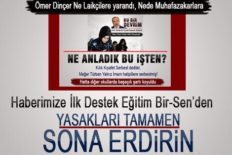 Kılık Kıyafet Yasağı Tamamen Sona Erdirilmelidir‏