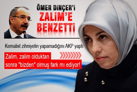 Merve Kavakçı, Ömer Dinçerʹi Zalime benzetti