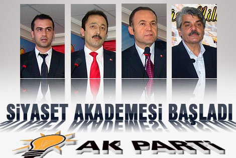 Siyaset Akademesi Bugün Başladı