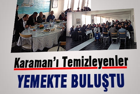 Temizlikciler Yemekte Buluştu