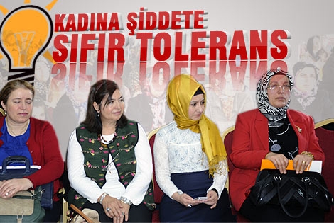 Kadına şiddete sıfır tolerans