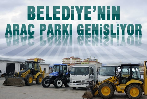 Belediyenin Araç parkı genişliyor