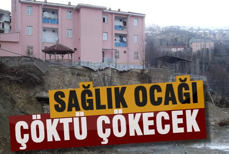 Başyaylaʹda ki Sağlık Ocağı Çöktü Çökecek