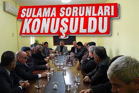 Ziraat Odasında Sulama sorunları konuşuldu