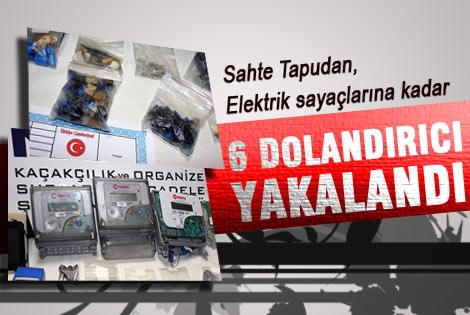 Karamanʹda dolandırıcılık operasyonunda 6 kişi yakalandı