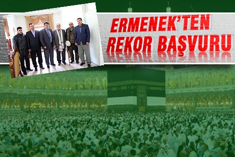 Karamanın ermenek ilçesinden umreye rekor başvuru