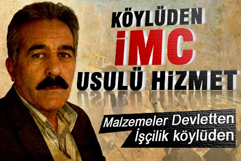 Dere köyünde İMC Usulü Hizmet