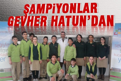 Karaman’ın şampiyonları Gevher Hatun Koleji’nden‏