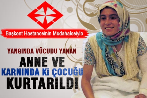 Yanan Hamile Kadın taburcu edildi