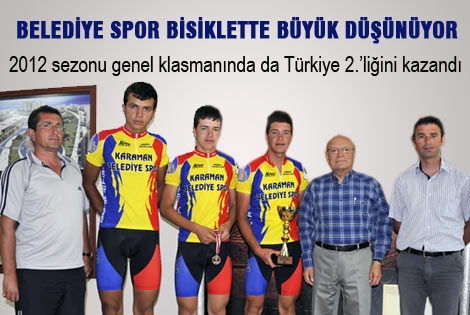 Karaman Belediye spor bisiklette büyük düşünüyor