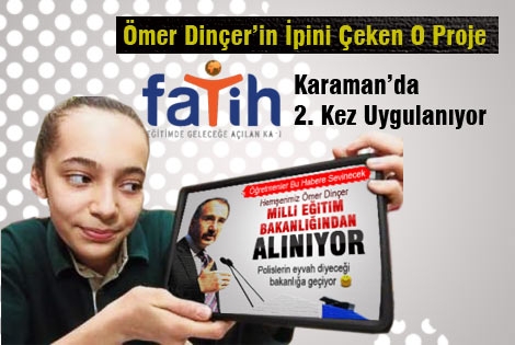 Fatih Projesinin 2. kısmı Karamanʹda uygulandı