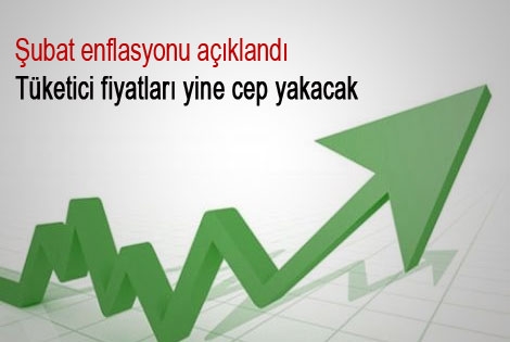 Şubat Ayında Enflasyon Arttı