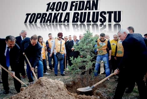 Kmü’de 1400 Fidan Toprakla Buluştu