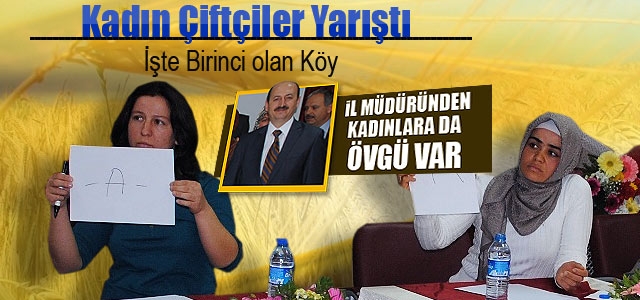 Karamanʹda Kadın Çiftçiler Yarıştı