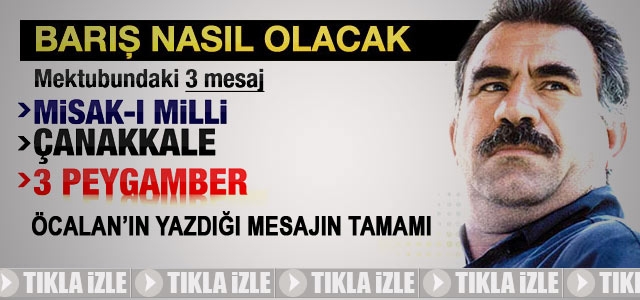 İşte Öcalanʹın Mesajının Tam Metni