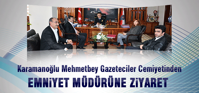 Cemiyetimizden Emniyet Müdürüne Ziyaret