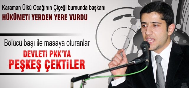 Karaman Ülkü Ocakları Başkanından Sert Tepki