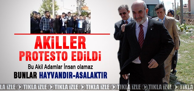 Akil Adamlar Karamanʹda Protesto Edildi