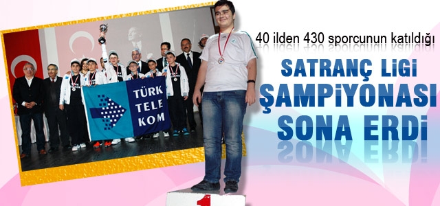 Karamanʹda ki Satranç ligi Şampiyonası sona erdi