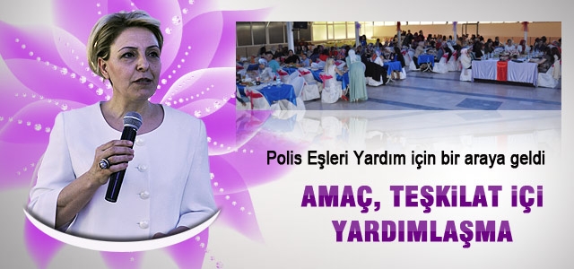 Polis Eşlerinden Yardımlaşma Çayı