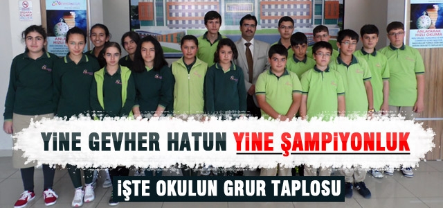 Değişmeyen Şampiyon Yine Gevher Hatun Koleji oldu