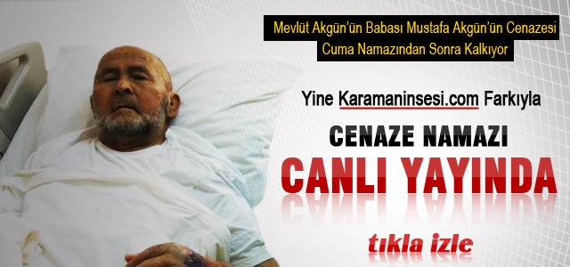 Cenaze Namazı Canlı Yayında