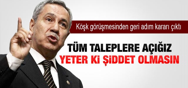 Bülent Arınç açıklama yapıyor