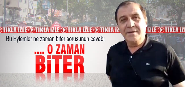 Ahmet Ertuğrul, Eylemlerin bitmesinin şartını söyledi