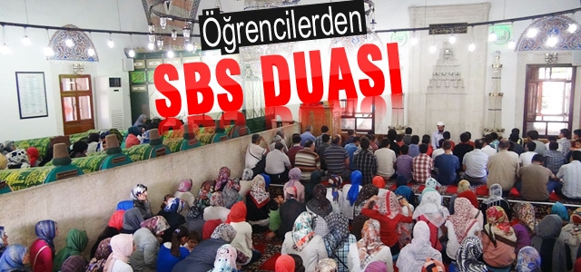 Öğrenciler SBS sınavı için Aktekke’de dua ettiler