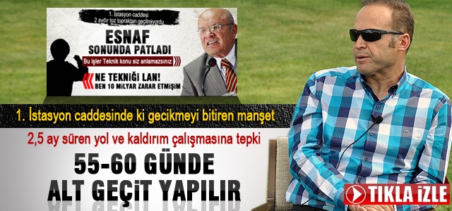 Mevlüt Akgün, O Manşeti Yorumladı