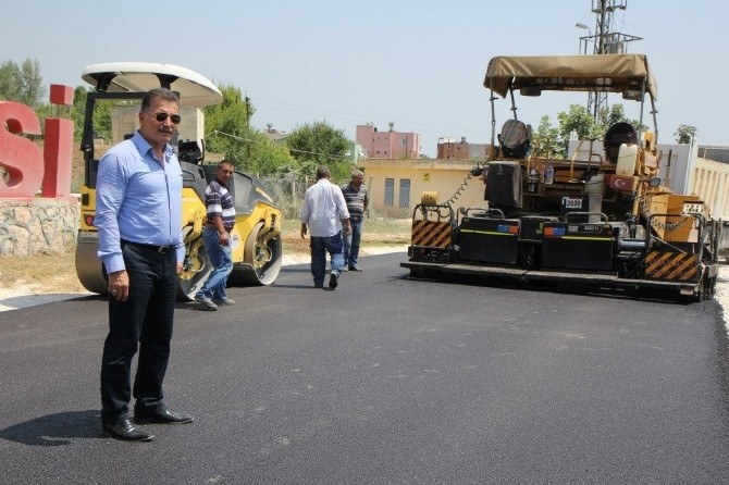 Toroslar’da Trafiği Rahatlatacak Yol Çalışması