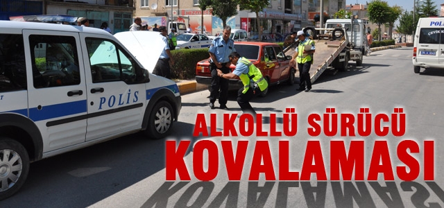 Karaman’da Polis, Alkollü Sürücü Kovalamacası