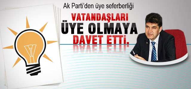 AK Partiʹden üye daveti