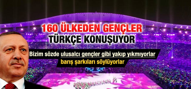 Erdoğanʹın Türkçe Olimpiyatları ve Gezi karşılaştırması