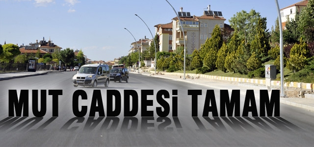 Mut Caddesi Aydınlatılıyor