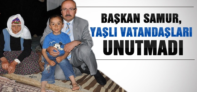 Başkan Samur, Yaşlı Vatandaşları Unutmadı