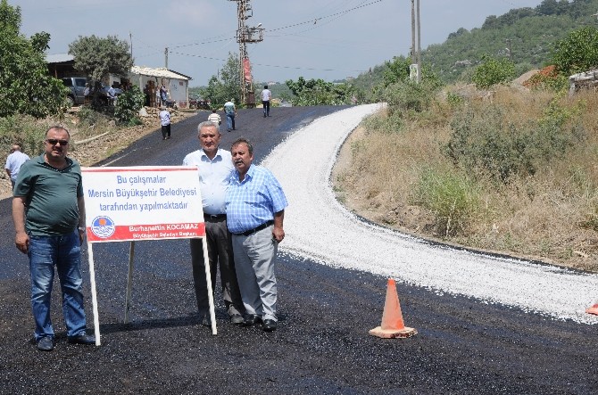 Büyükşehir Esenpınar Yolu’nu Asfaltladı