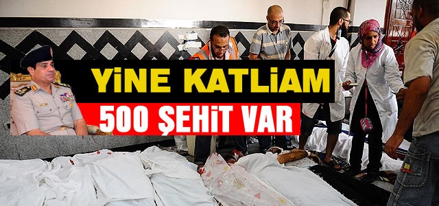 Mısırʹda Ölü Sayısı Artıyor: 500 Şehit Var