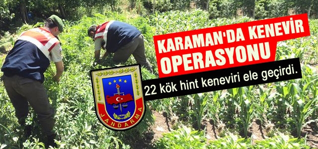 Karamanʹda Kenevir Operasyonu