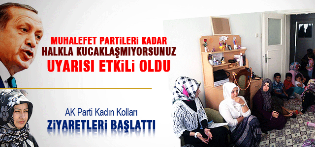 Kadın Kolları halkla kucaklaşıyor