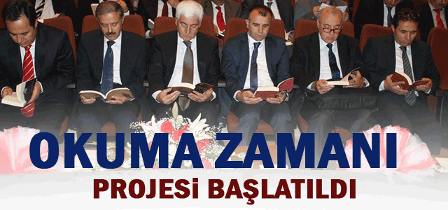 Okuma Zamanı Projesi Başlatıldı