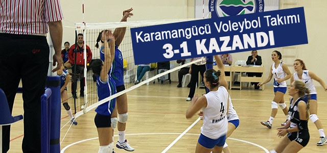 Karamangücü Voleybol Takımı  3-1 kazandı