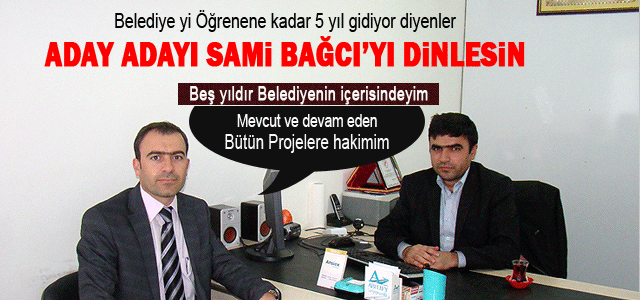 Belediye Başkan Aday adayı Sami Bağcı Haber Sitemizi Ziyaret etti.