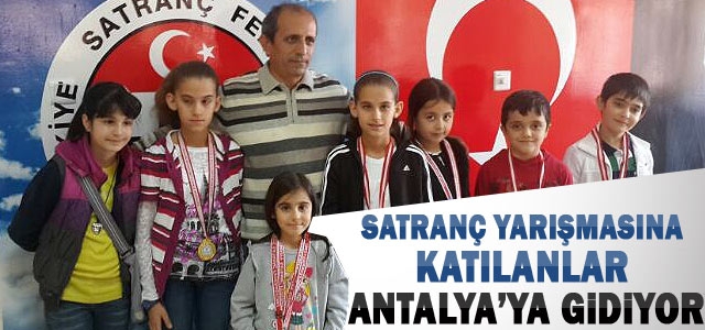 Satranç Turnuvasına Katılanlar Antalyaʹya gidiyor