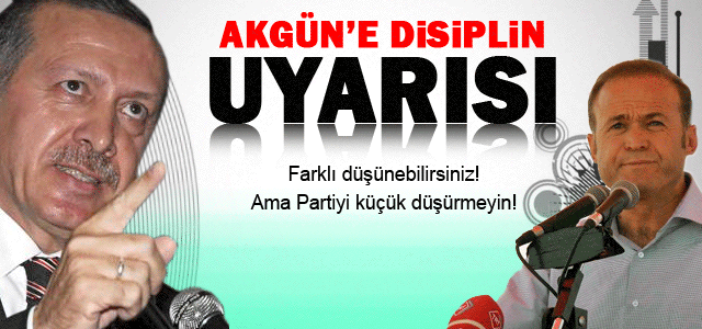 Mevlüt Akgünʹe Disiplin uyarısı yapıldı