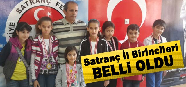 Satranç İl Birincileri Belli Oldu