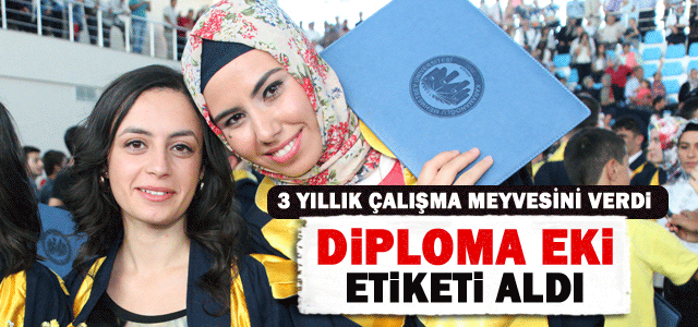 Kmü “Diploma Eki Etiketi“ Aldı